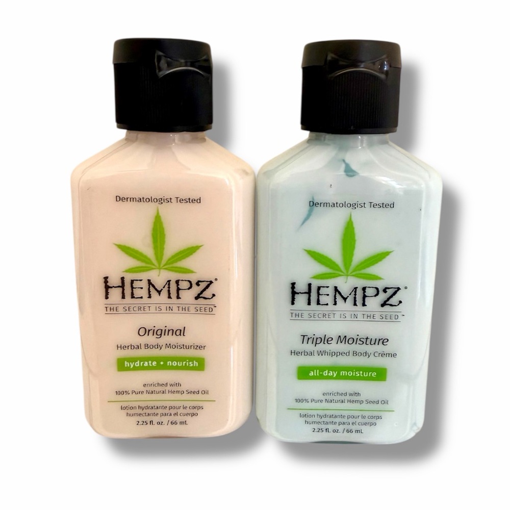 Hempz Original and Triple Moisture Body Moisturizer Set